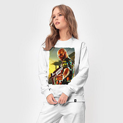 Костюм хлопковый женский Max Payne, цвет: белый — фото 2