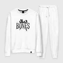 Женский костюм Bones лого из дыма