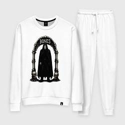 Женский костюм Bones в арке из костей