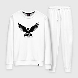 Костюм хлопковый женский Соколиный ММА, цвет: белый