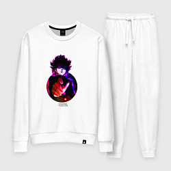 Костюм хлопковый женский Anime Mob Psycho 100 Shigeo, цвет: белый