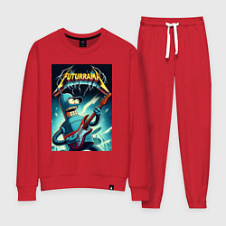 Женский костюм Рок гитарист Бендер и неоновые молнии