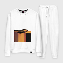 Женский костюм Ретрофутуризм спорткар поп-арт 1970-е