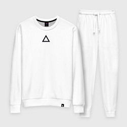 Женский костюм Игра в кальмара работник треугольник белая