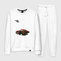 Женский костюм Летающая машина, ретрофутуризм