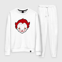 Костюм хлопковый женский Малыш Пеннивайз, цвет: белый