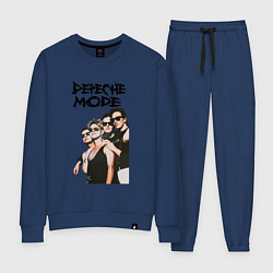 Костюм хлопковый женский Depeche Mode 1990 - Violator, цвет: тёмно-синий