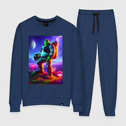 Женский костюм Космонавт Шрек на похожей планете