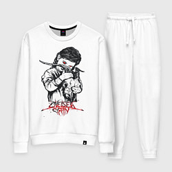 Костюм хлопковый женский Chelsea Grin: Demon Girl, цвет: белый