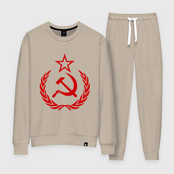 Женский костюм СССР герб