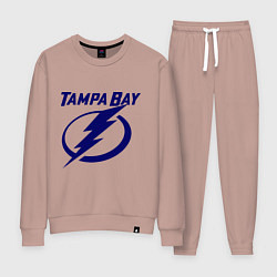 Костюм хлопковый женский HC Tampa Bay, цвет: пыльно-розовый