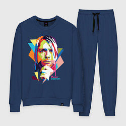 Костюм хлопковый женский Kurt Cobain: Colors, цвет: тёмно-синий