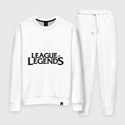 Костюм хлопковый женский League of legends, цвет: белый