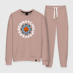 Костюм хлопковый женский Red hot chili peppers, цвет: пыльно-розовый