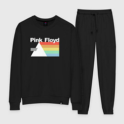 Костюм хлопковый женский Pink Floyd, цвет: черный