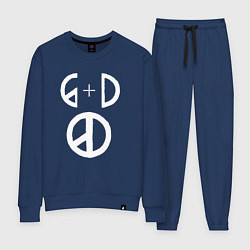 Костюм хлопковый женский G Dragon, цвет: тёмно-синий