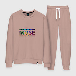 Костюм хлопковый женский Muse Colour, цвет: пыльно-розовый