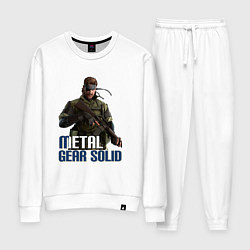 Костюм хлопковый женский Metal Gear Solid, цвет: белый