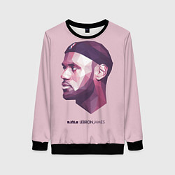 Свитшот женский LeBron James: Poly Violet, цвет: 3D-черный