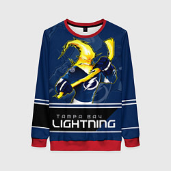 Свитшот женский Bay Lightning, цвет: 3D-красный