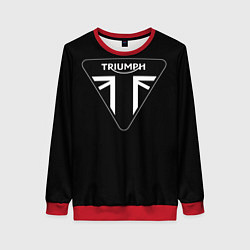 Свитшот женский Triumph 4, цвет: 3D-красный