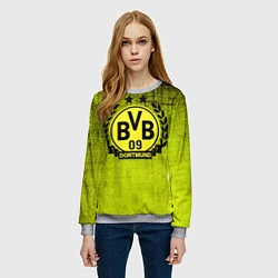 Свитшот женский Borussia5, цвет: 3D-меланж — фото 2