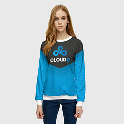 Свитшот женский Cloud 9 Uniform, цвет: 3D-белый — фото 2