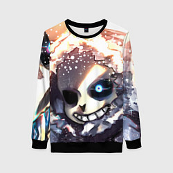 Свитшот женский Sans and snow, цвет: 3D-черный