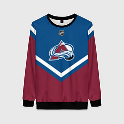 Свитшот женский NHL: Colorado Avalanche, цвет: 3D-черный