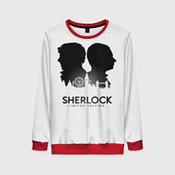 Свитшот женский Sherlock Edition, цвет: 3D-красный