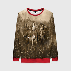 Свитшот женский Slipknot Sepia, цвет: 3D-красный