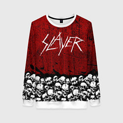 Свитшот женский Slayer Red, цвет: 3D-белый