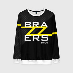 Свитшот женский Brazzers Bros, цвет: 3D-белый