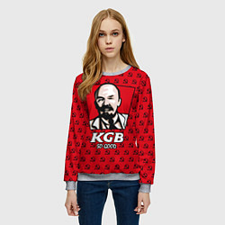 Свитшот женский KGB: So Good, цвет: 3D-меланж — фото 2