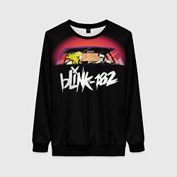 Свитшот женский Blink-182, цвет: 3D-черный