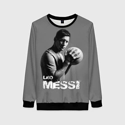 Свитшот женский Leo Messi, цвет: 3D-черный