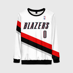 Свитшот женский Portland Trail Blazers 0, цвет: 3D-черный