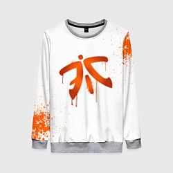 Свитшот женский Fnatic: White collection, цвет: 3D-меланж