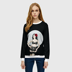 Свитшот женский Дита Фон Тиз, цвет: 3D-белый — фото 2