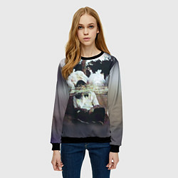 Свитшот женский Bones Rap, цвет: 3D-черный — фото 2