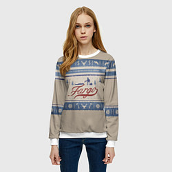 Свитшот женский Fargo Winter, цвет: 3D-белый — фото 2