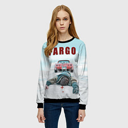 Свитшот женский Fargo Racing, цвет: 3D-черный — фото 2