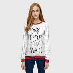 Свитшот женский PF: The Wall, цвет: 3D-красный — фото 2