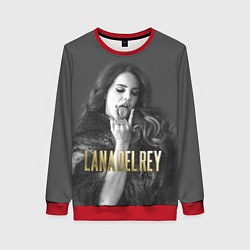 Свитшот женский Lana Del Rey: Sex, цвет: 3D-красный