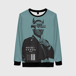 Свитшот женский House of Cards: Devil, цвет: 3D-черный