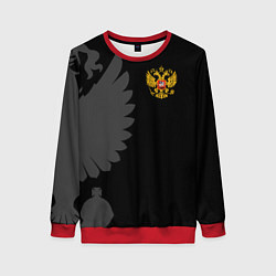 Женский свитшот Russia - Black collection