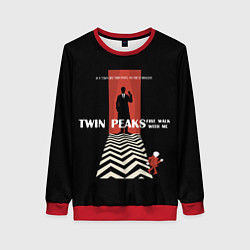 Свитшот женский Twin Peaks Man, цвет: 3D-красный