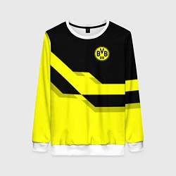 Свитшот женский BVB FC: Yellow style, цвет: 3D-белый
