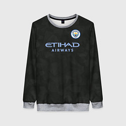 Женский свитшот Man City FC: Black 17/18