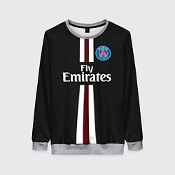 Свитшот женский PSG FC: Black 2018, цвет: 3D-меланж